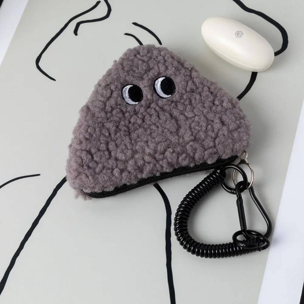 New Cute Rice Vegetable Roll Wallet with Zipper Lightweight Hanging Storage Bag Portable Organizer Pouch Makeup Bag