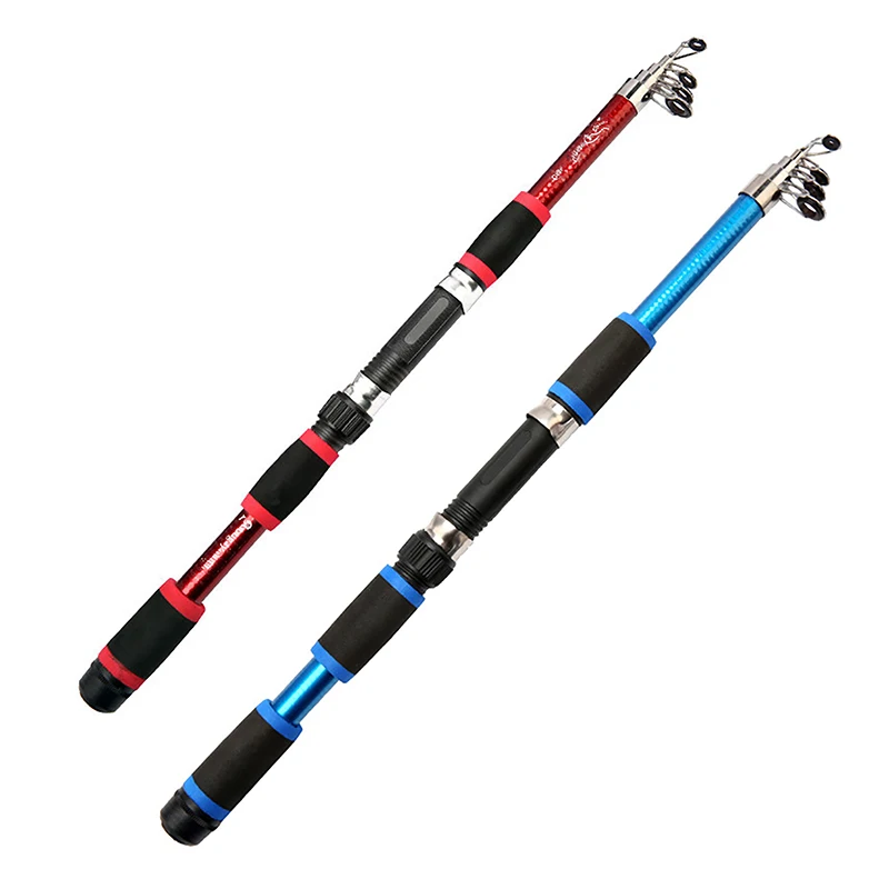 Fishing Pole Casting Spinning Fishing FRP Fiber Casting Lure Rod For Trout Carp Fishing Tackle Long Shot Super Hard Sea Rod Set