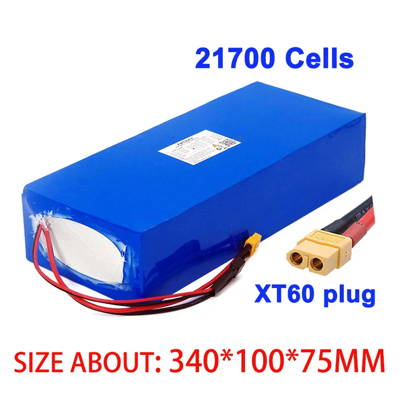 Akumulator litowy 60V 20ah 21700 16 s4p Akumulatory 1000W 2000W