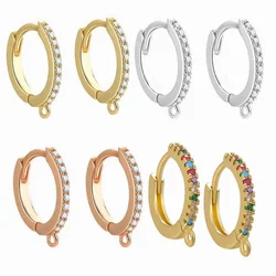 NEW Handmade Earwire Accessories Supplies Gold/Silver Color Earring Hooks Clasps For DIY Fine Exquisite Jewelry Making Material