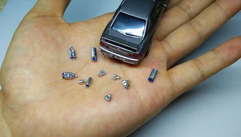 2PCS 1/64ท่อไอเสียรถต่างๆรุ่นรถอุปกรณ์เสริมรถยนต์จำลอง Garage Scene