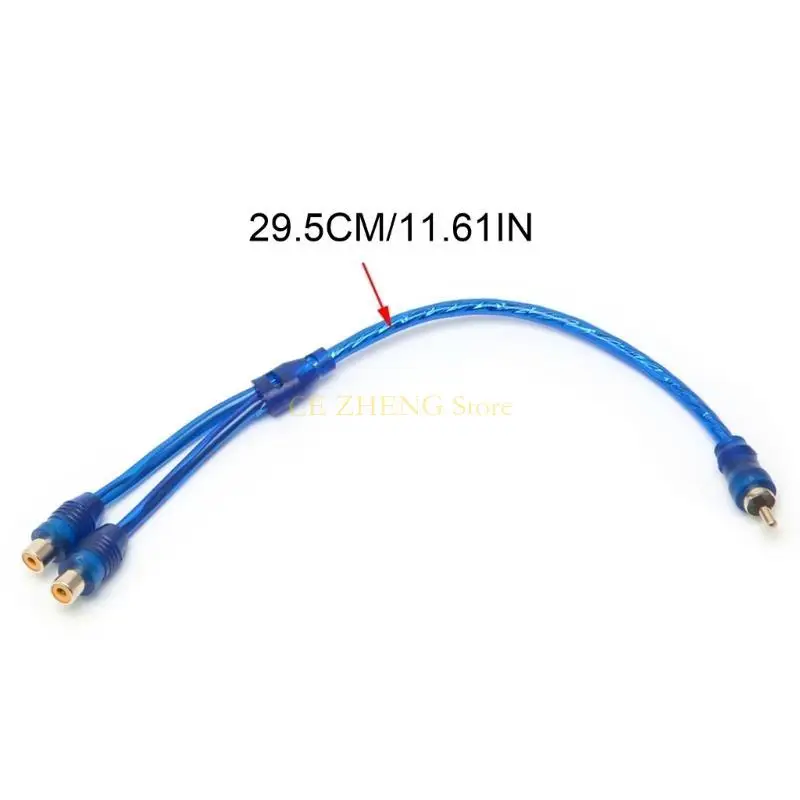 e56b 자동차 mp3 o RCA 1 남성 ~ 2 암컷 y 스플리터 케이블 어댑터 코드