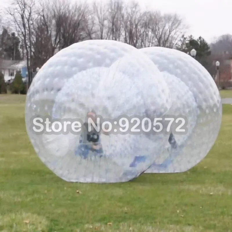 1.0mm PVC Hot Sale Latest Attractive Durable Inflatable Body Zorb Ball ,3m Rolling Grass Ball for Sale