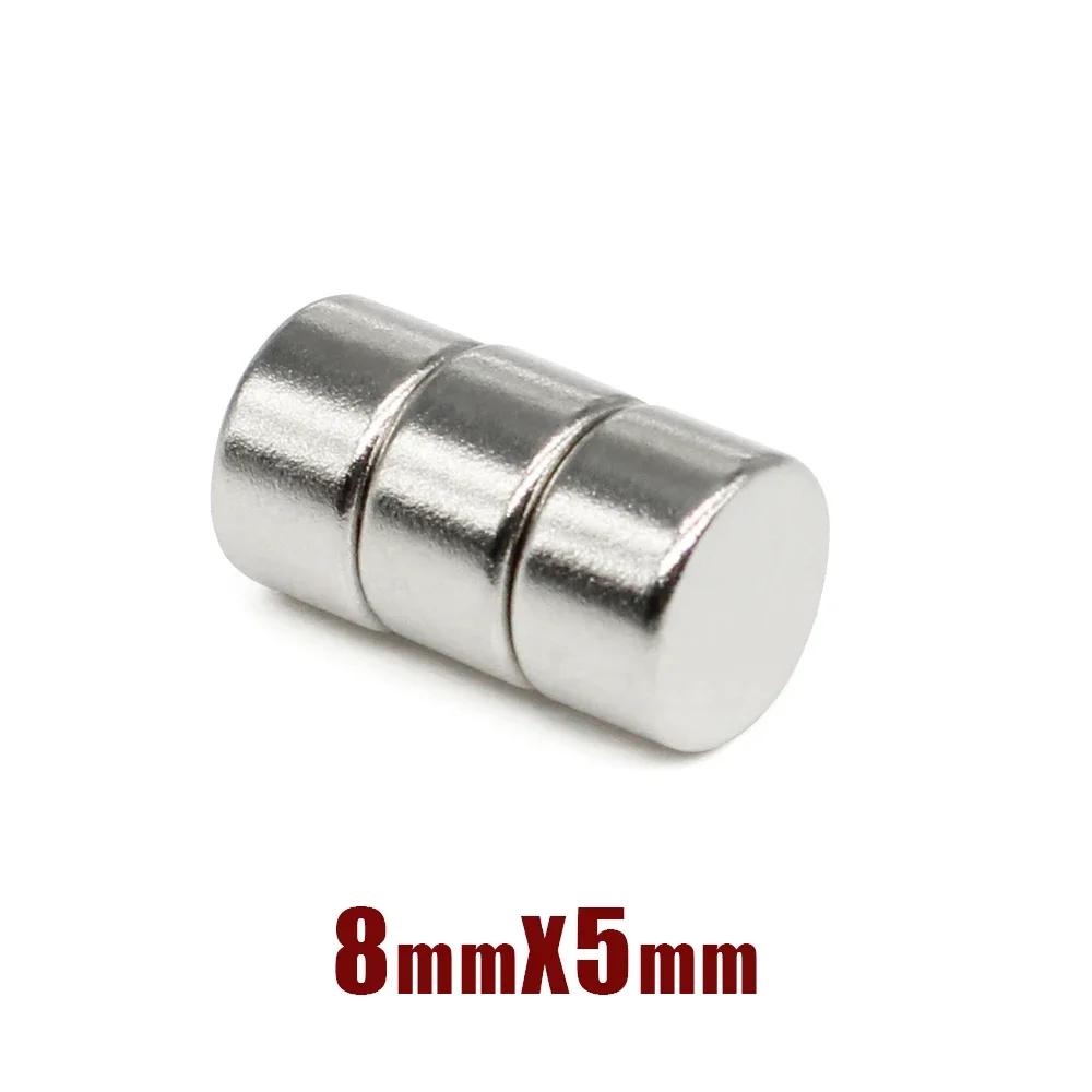 10/20/50/100/150/200 個 8x5mm ミニ小型円形磁石 8x5mm 家庭用冷蔵庫、オフィス DIY 8x5mm