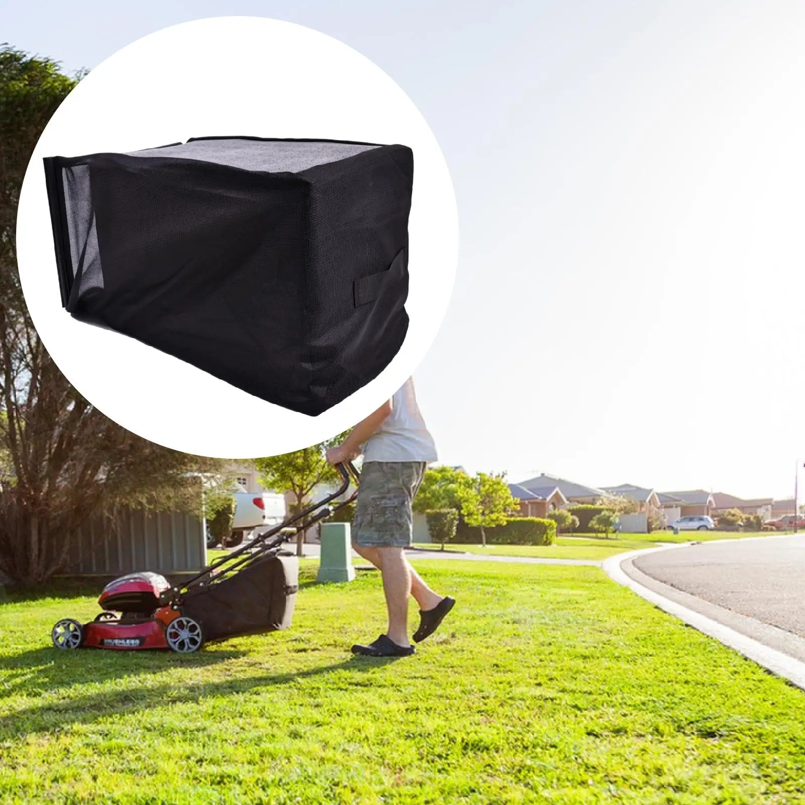 Lawn Mower Grass Catcher Bag 903718001 Nylon Replacement for Backyard Patio Garden Leaf Collection Accessory