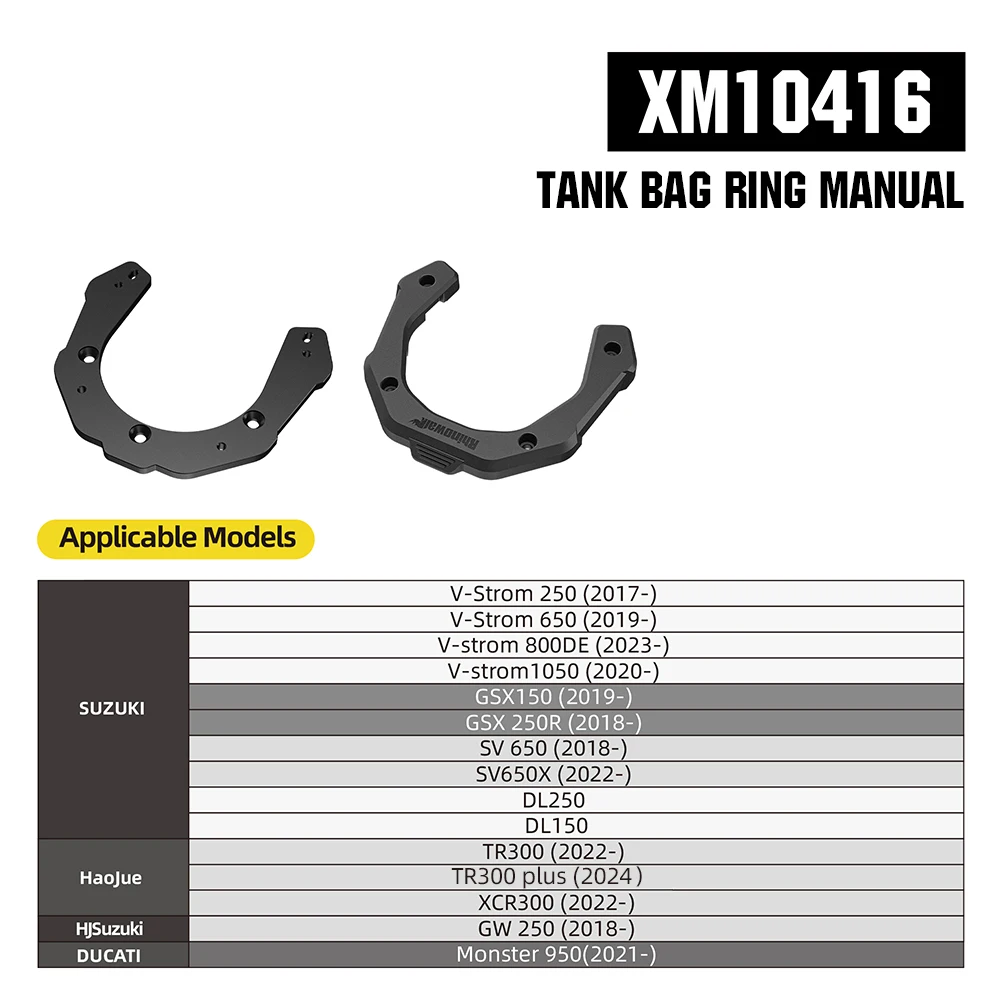 Rhinowalk Motorfiets Waterdichte Tank Opbergtas Magnetische Snelkoppeling Fietsaccessoires Voor CFMOTO 450 MT Kawasaki VOGE BMW