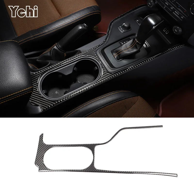 Lhd/rhd fibra de carbono macia para ford ranger wildtrak 2015-2021 painel de mudança de controle central do carro quadro guarnição adesivo acessórios do carro