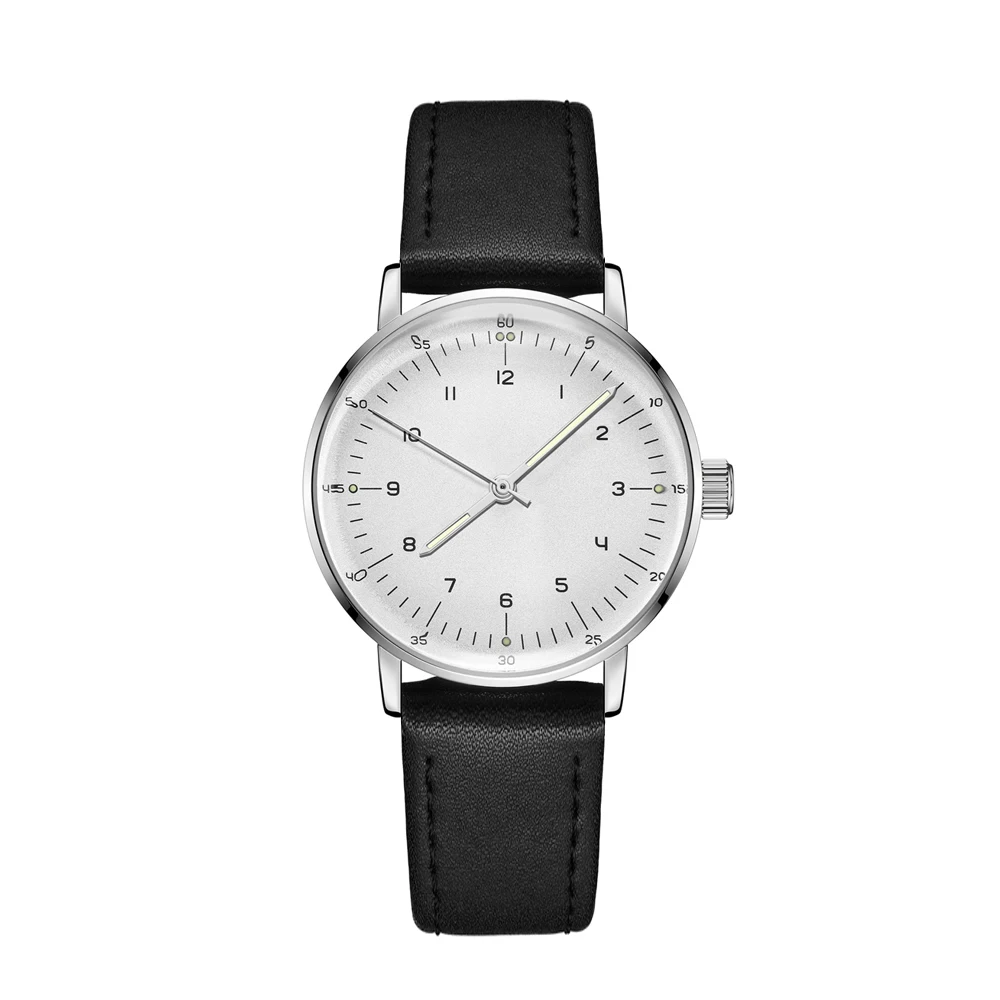 Minimalistische Mechanische Armbanduhr Unisex Automatikwerk Vintage Hutglas Zeitmesser Markendesign