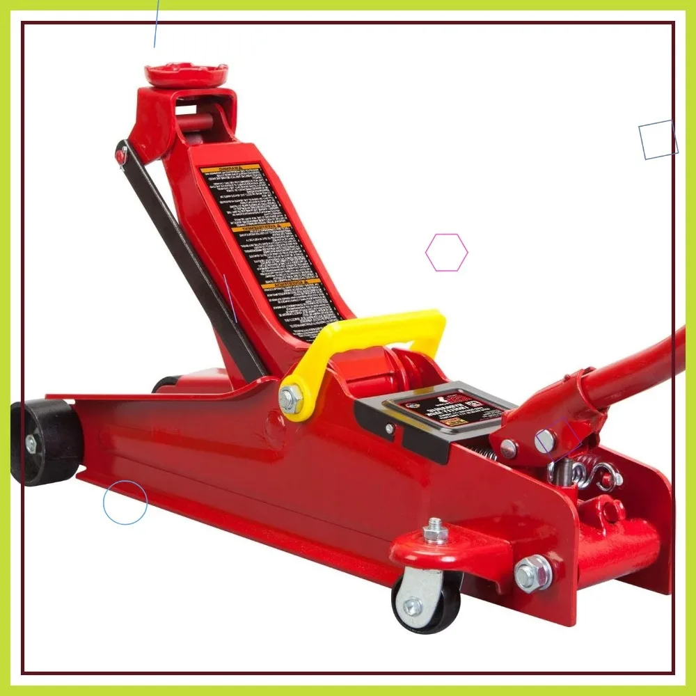 

Low Profile Hydraulic Trolley Jack, 2.5 Ton Capacity, Red - Ideal for Cars and SUVs