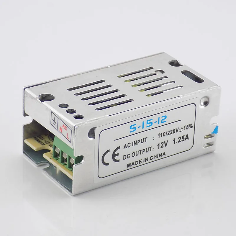 Lighting Transformer 1.25A AC 110v 220v 265V to DC 12V volt LED driver switch power supply adapter transformador for strip light image 3