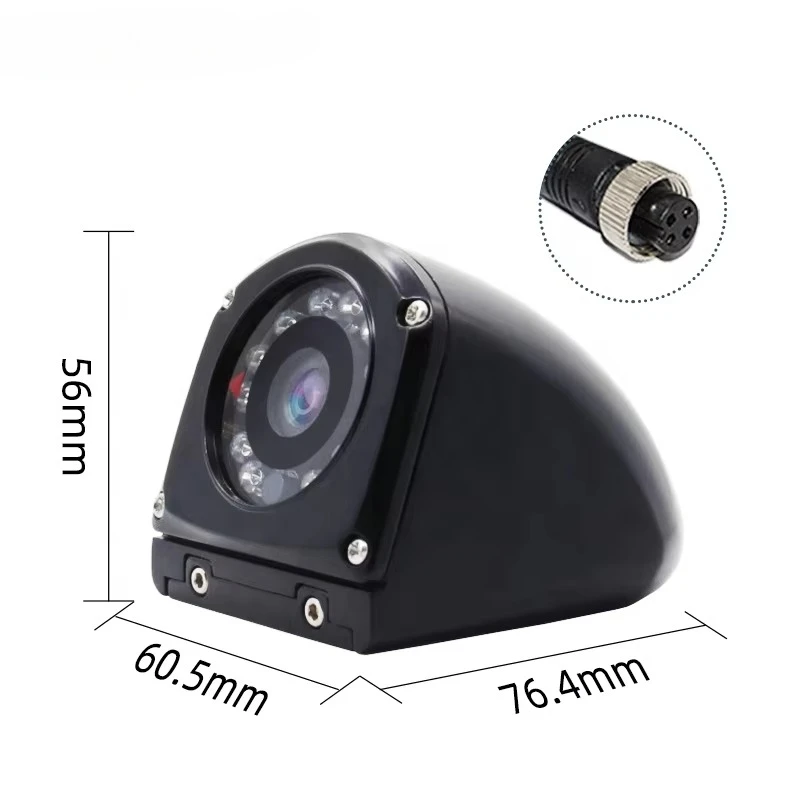 AHD 720p1080p Retro Reverse Installazione specchietto laterale posteriore Ir Night View Car Bus Carrello elevatore Telecamera per camion pesanti