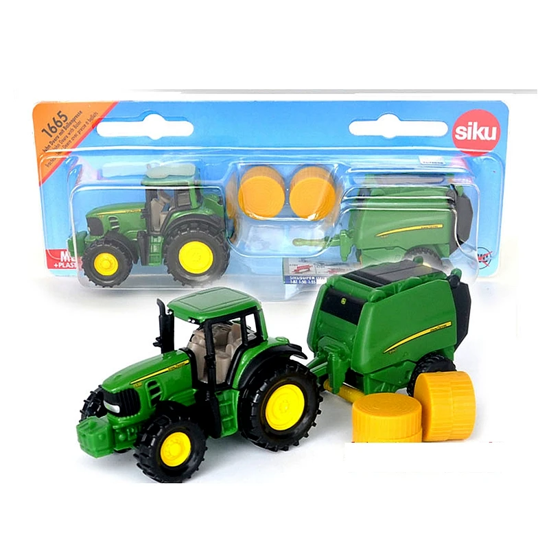 Diecast Alloy 1:87 Scale SIKU 1665 Tractor Model Agricultural Car Model Adult Classic Collection Static Display Boy Toy