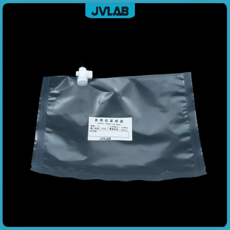 Tedlar PVF Gas Sampling Bags for Solid VOCs Residual Detection Single PTFE Valve 0.5L 1L 2L 3L 4L 5L 8L 10L Pack of 1