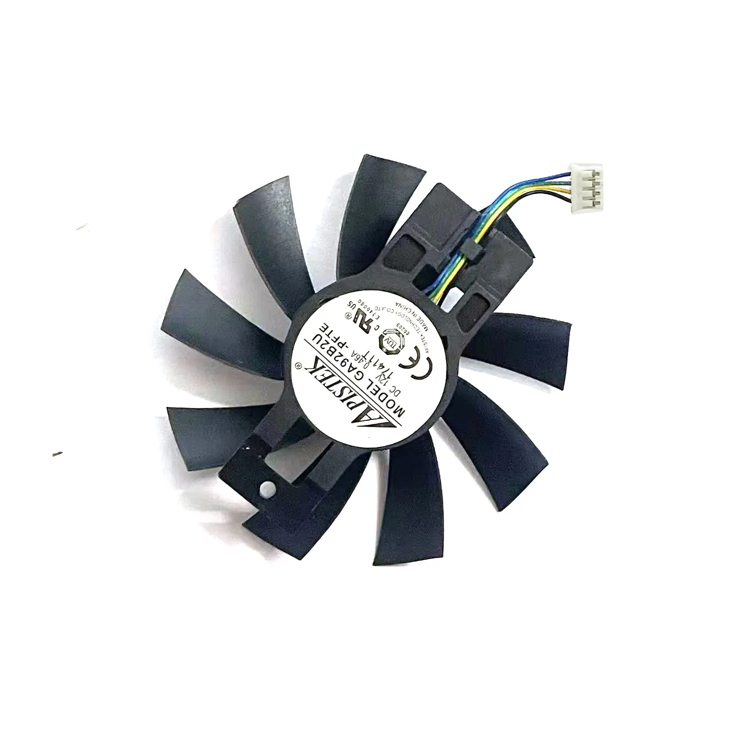 Kankeirr Новый вентилятор с графическим процессором 85 мм 4 контакта GA92B2U RX580 570 для Dataland Rx 560 Xt RX570 Rx 580 Powercolor Radeon Reed Draak Rx 570