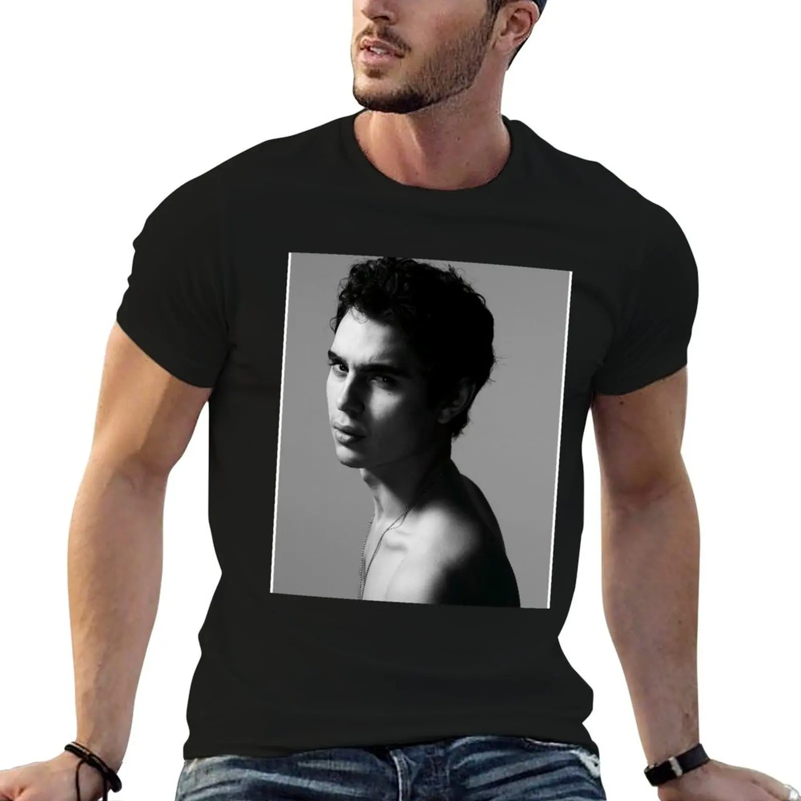 MAX MINGHELLA T-Shirt Simple Line Art Print Tee