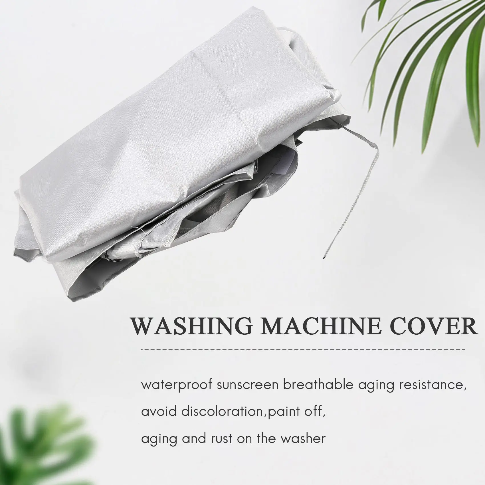 AY03-Portable Washing Machine Cover,Top Load Washer Dryer Cover,Waterproof For Fully-Automatic/Wheel Washing Machine