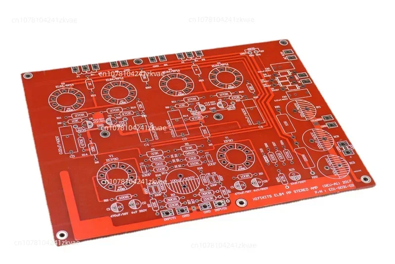 Amplifier Bare Quality PCB  EL84 Stereo Tube Amplifier Audio N- PP Push-pull