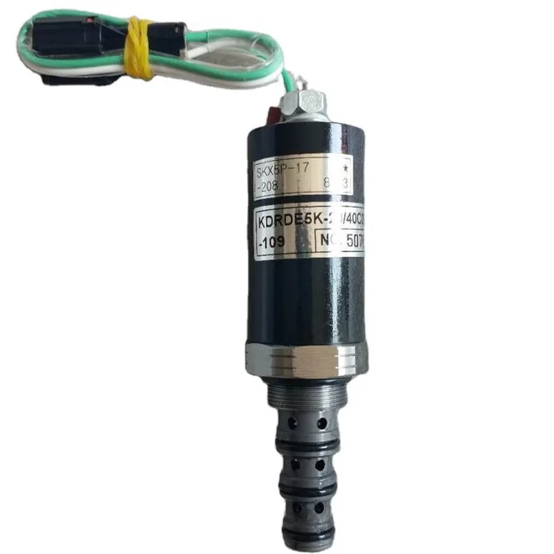 Supply electrical parts, Hyundai R215-7 excavator hydraulic pump solenoid valve XJBN-00382