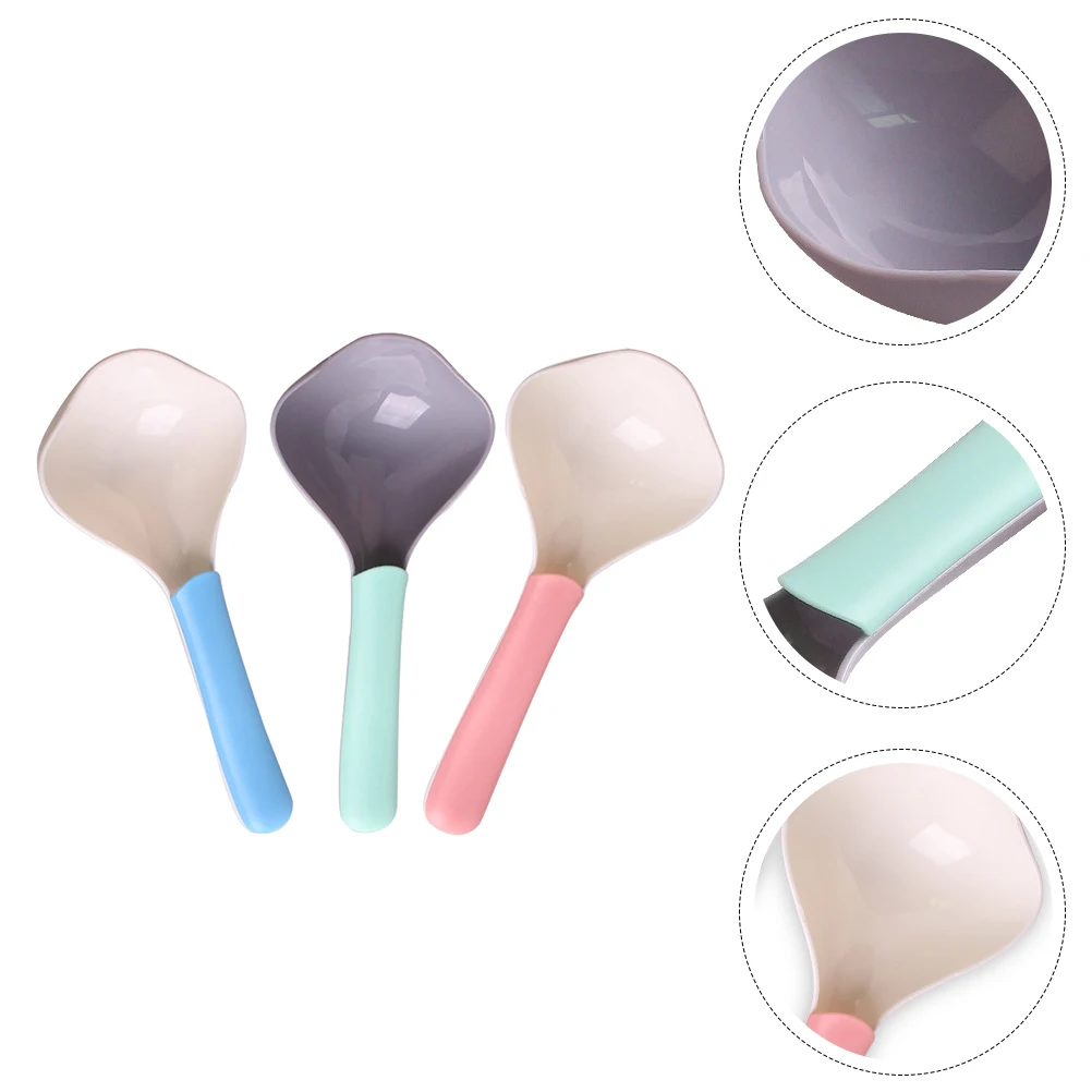 

3 Pcs Pet Food Scoop Cat Dog Shovel ABS Plastic Spoon Deep Bottom Easy Clean Multifunction Rabbit Feeder Pet Supplies