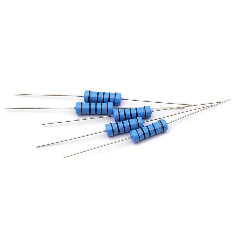 20pcs 3W Metal Film Resistor 1% 1Ω - 1MΩ 10 47 100 120 150 220 300 330 470 910 1K 2.2K 4.7K 10K 15K 20K 47K 100K 220K 470K ohm