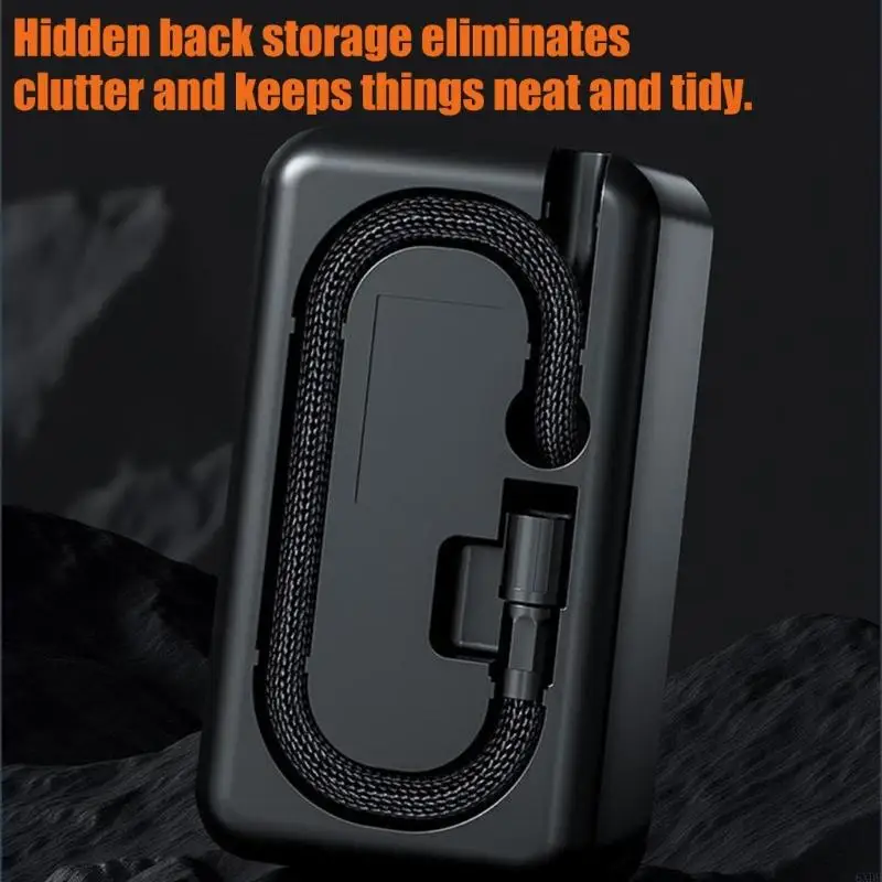2025 New Pack of 1 Intelligent Mobile Air Fan 4+N Predefined Approaches Usb CREATE Charging Precise Pressure Management Stop for