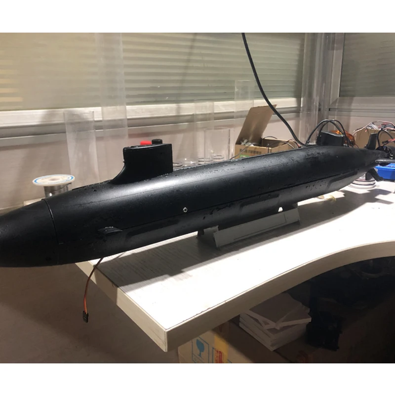 Submarino con Control remoto, modelo dinámico, se puede lanzar, compartimento hermético personalizado, submarino inteligente, 1/144rc