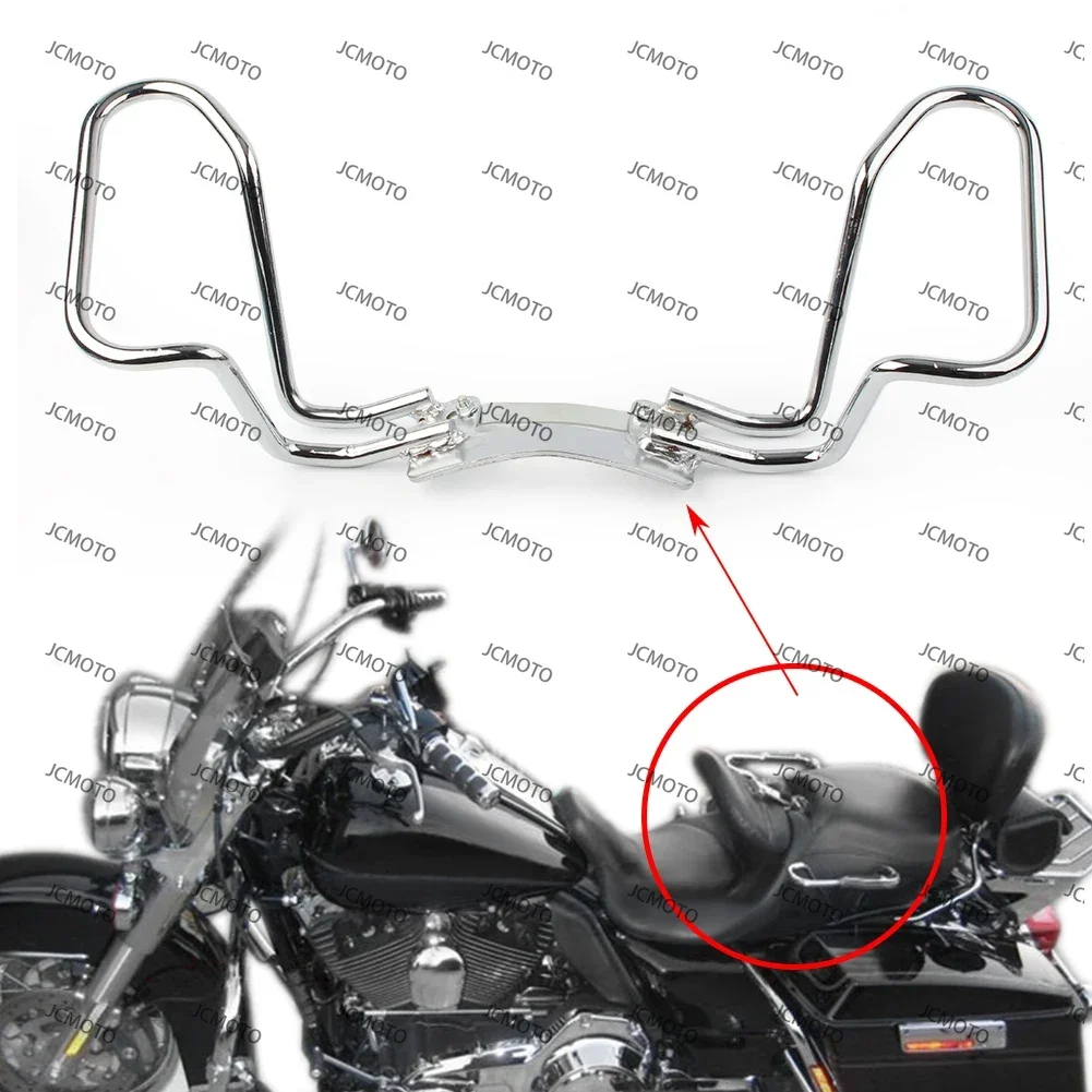 

Chrome Motorcycle Rear Passenger Hand Grab Rail Kits For Harley Touring FLHT FLHR FLHX FLTR 2009 2010 2011 2012 2013