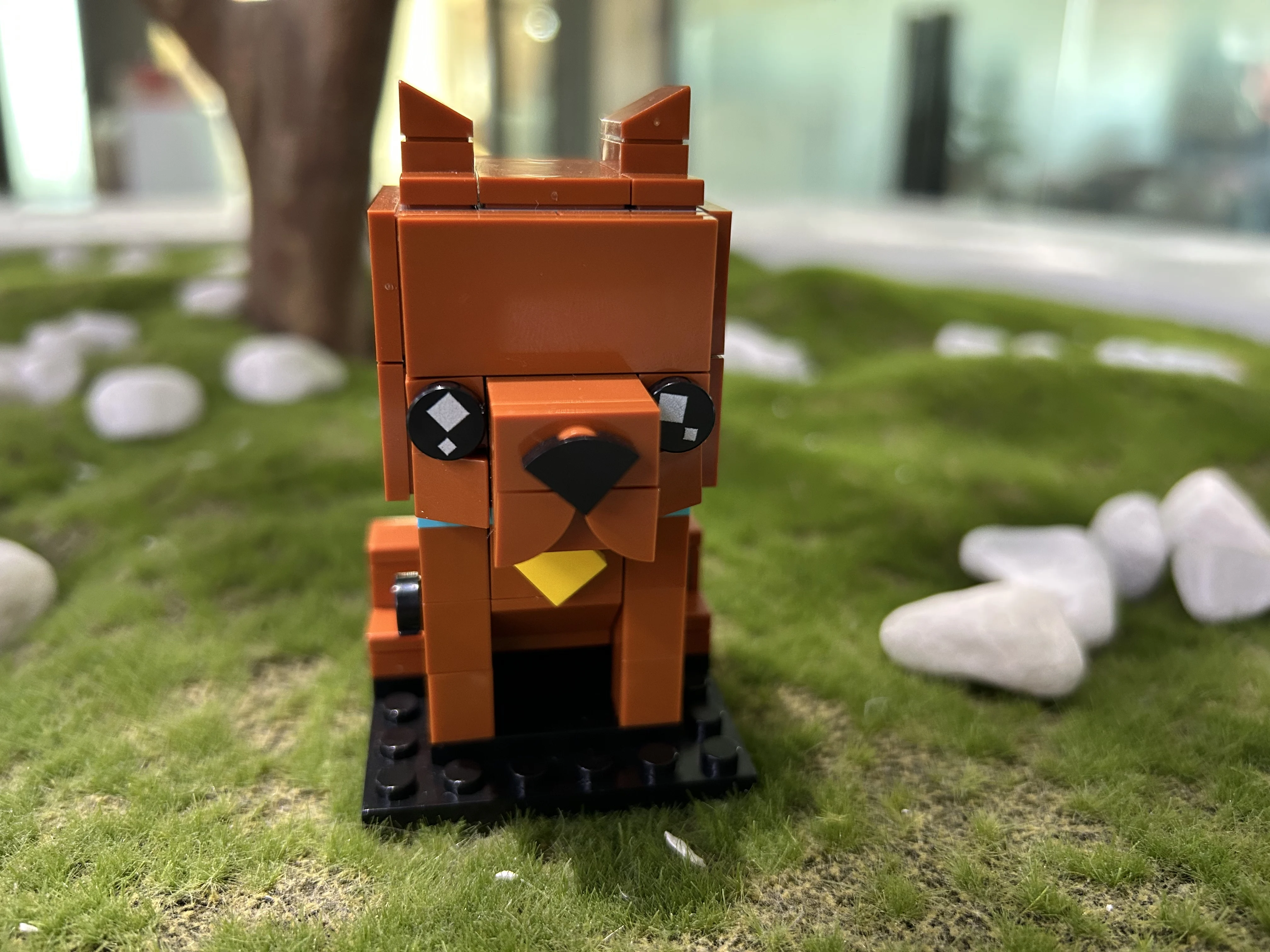 96-teiliges MOC-Hunde-Bausteinset: Eine farbenfrohe Desktop-Dekoration und Spielzeug, ein einzigartiges Geschenk für Weihnachten, Halloween, Neujahr