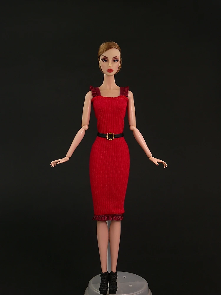 RUHERW 2026 Spring New High Quality Doll Belt Fashion Leather Waistband for 11.5-inch Female Doll 1/6 Doll Accessories