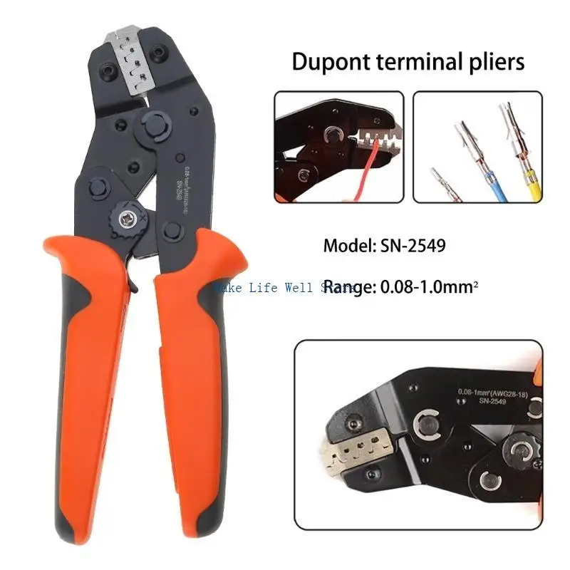SN-2549 Ratcheting Crimping Plier for PH2.0 XH2.54 2.54 2.8 3.96 4.8 KF2510