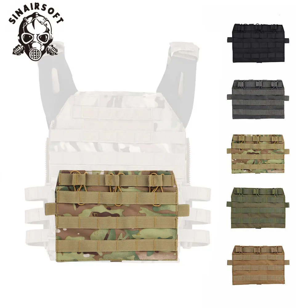 

Tactical QD Front Molle Pouch Panel Detachable Flap JPC AVS Vest System Component Hunting Airsoft Paintball Accessories Nylon