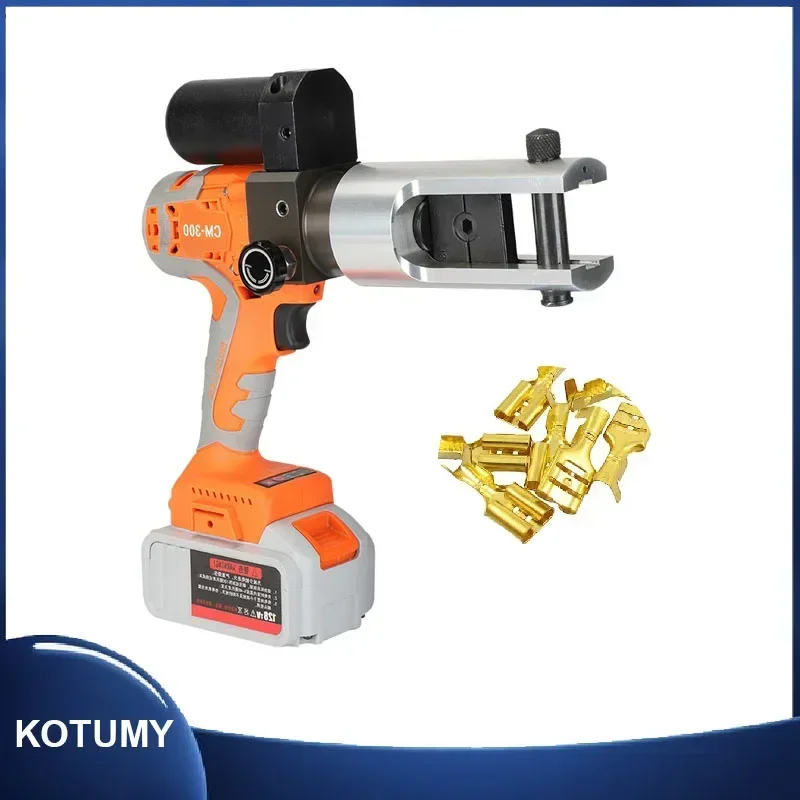 

Hot CM-300 Hydraulic Crimping Pliers Lithium Electric Hydraulic Pliers Charging Crimping Tool 18V 4.0A With Two Batteries