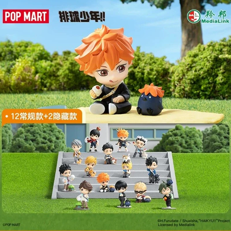 POP MART Haikyuu!! Original Caja Sorpresa de Figuras de la Serie Pause Break Time, Figura de Anime de Shoyo Hinata, Caja Misteriosa, Modelo de Adorno, Regalo