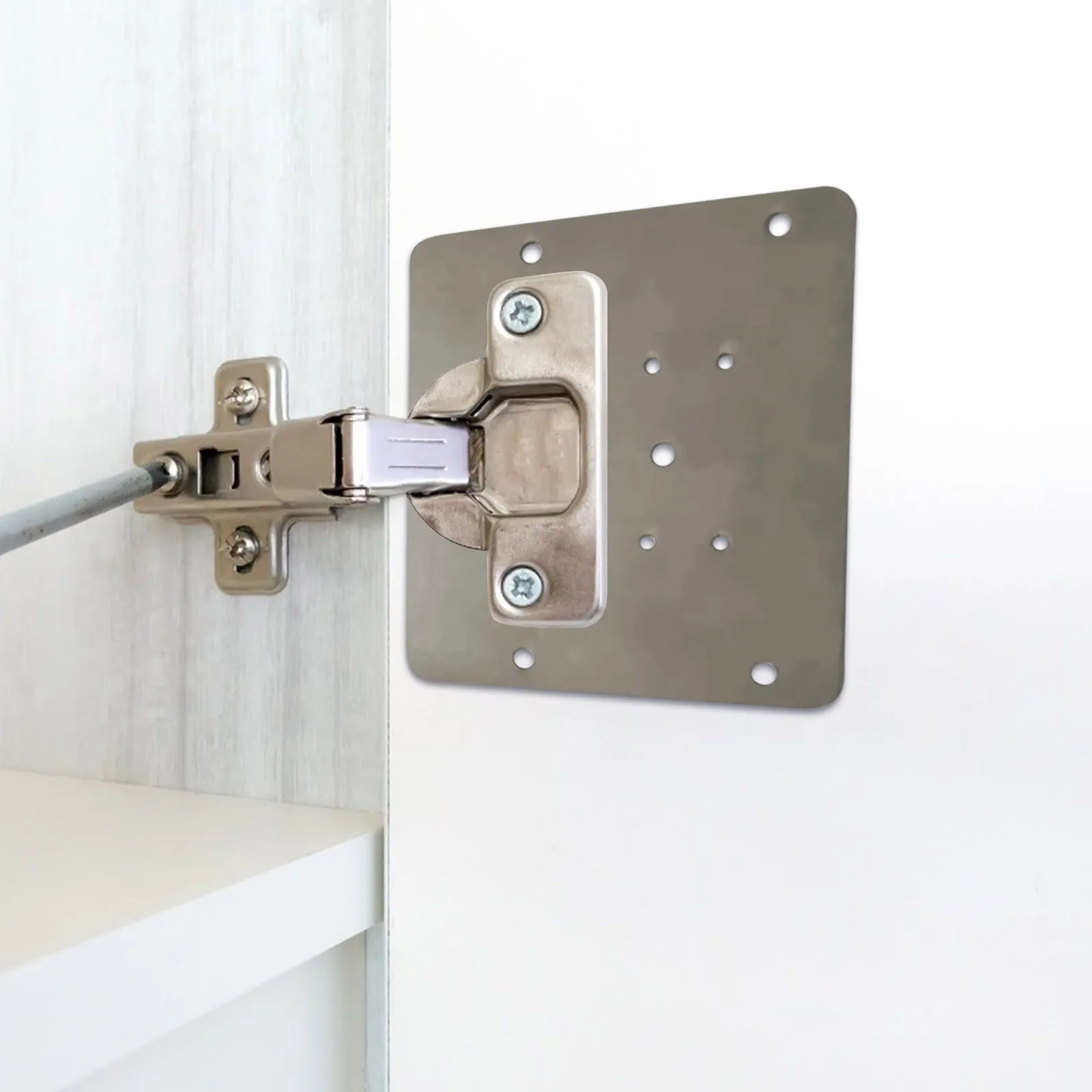 Kitchen Cupboard Door Hinge Repair Kit, Cabinet Hinge Repair, Side Panels Mount, Practicability