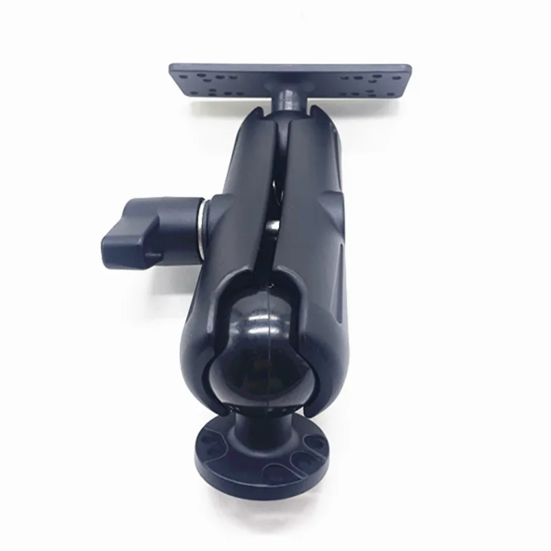 Aluminum Fish Finder Mount with 2.25" / D Size Ball, Heavy Duty Long Arm Depth Finder Mount for Boat, Garmin, Lowrance and More