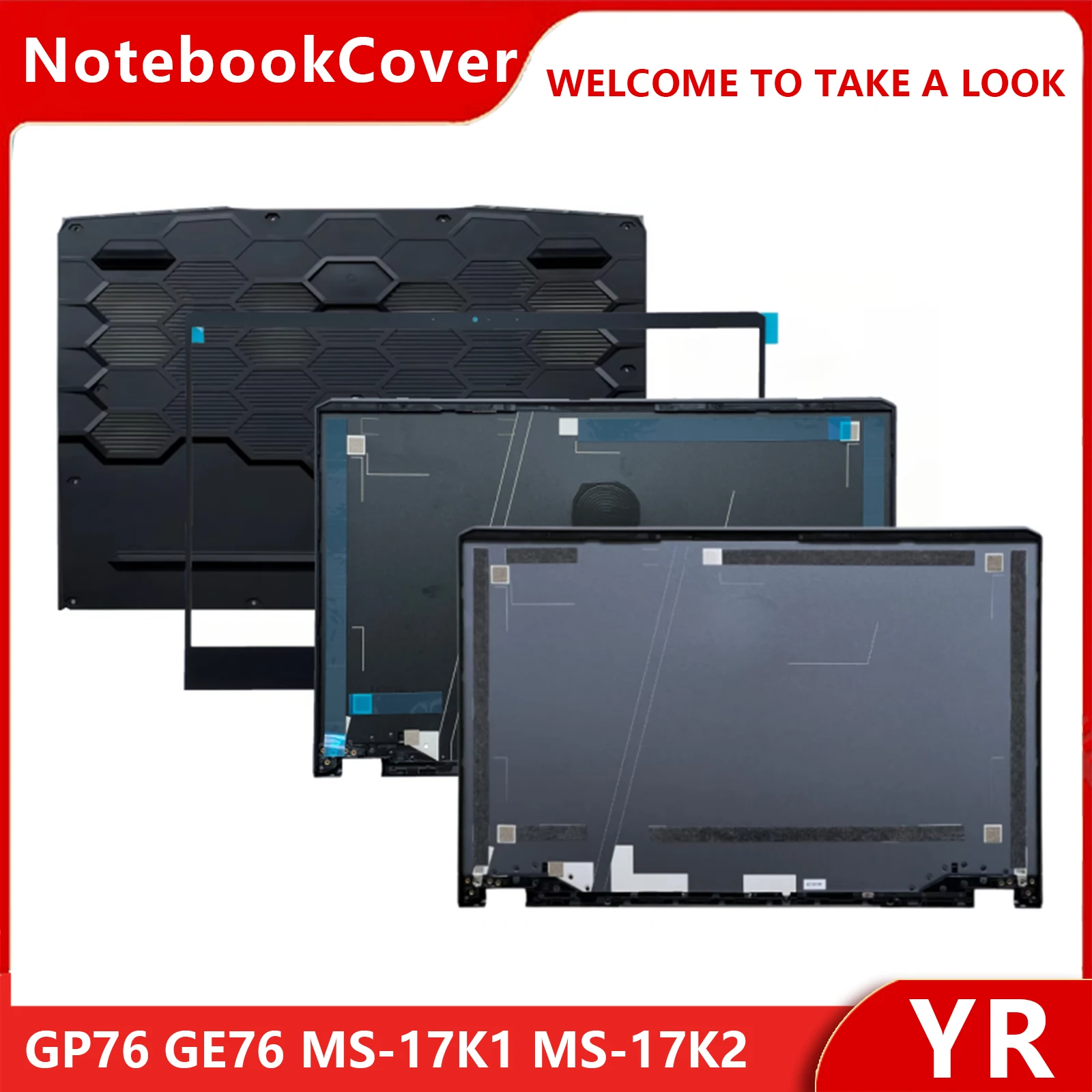 New For Kailxuling GP76 GE76 MS-17K1 MS-17K2 MS-17K3 MS-17K4 laptop LCD Back Cover / LCD Front Bezel Cover / Hinges Cover
