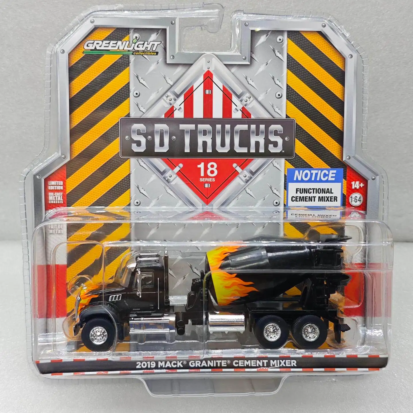

Greenlight 1:64 2019 Mike Granite Cement Mixer Car Model Simulation Alloy Mini Model Toys Hobbies Collection Decoration Gifts