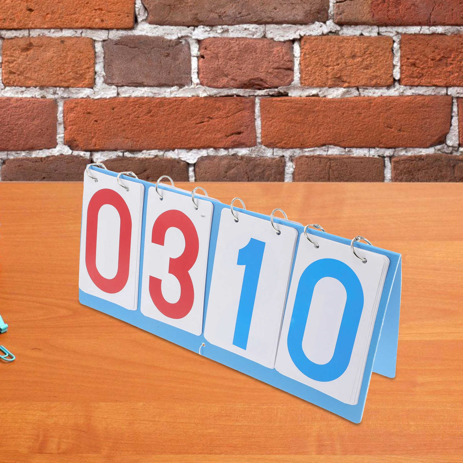 4 スコアボードプラスチック卓上バレーボール卓球ポータブル耐久性のある PVC 素材スポーツアクセサリー