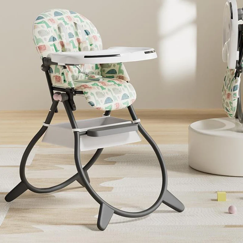 

Baby Kitchen Design Chair Platform Plastic Armchair Child Feeding Dining Wheels High Fauteuil Pour Enfants Room Furniture