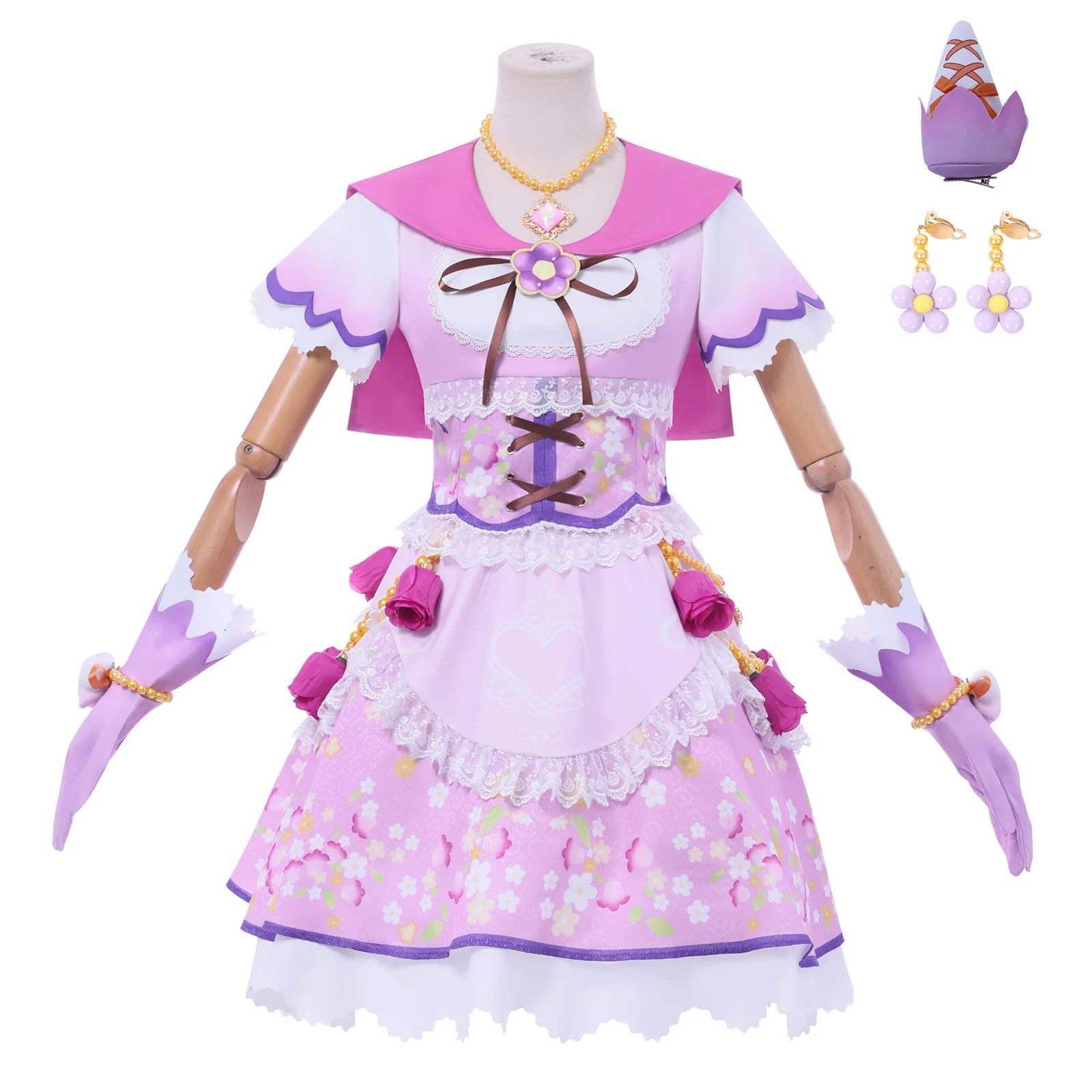 أداء المسرح التنكري لمدرسة Starlight Mamezora Shizuku In Idol Activity Anime