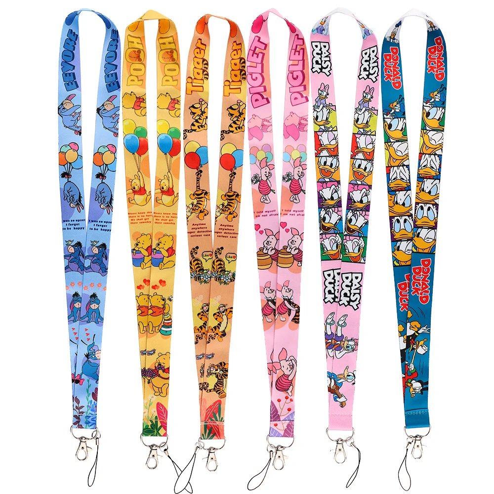 FI28: La Correa de Cuerda con Llavero de Dibujos Animados Ideal para Estudiantes y Niños