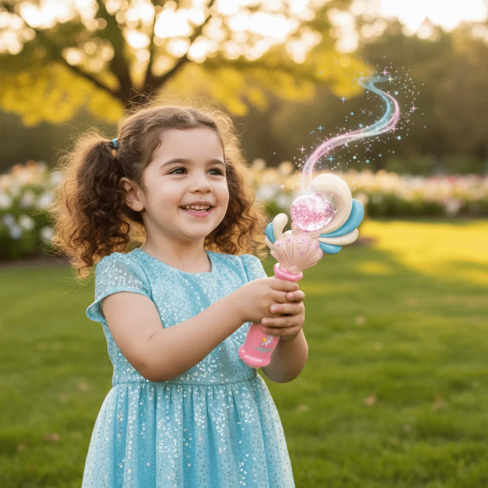

With Music Magic Wand With Light Changing Device Fairy Wand Shine Glow Flash Rotating Glowing Wand Children Play