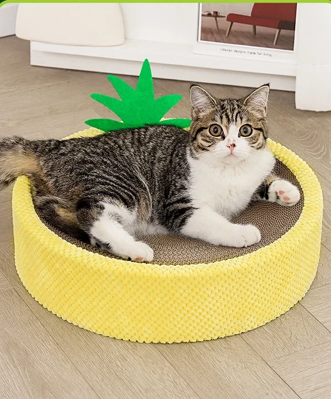 

Cat Claw Litter Cat Claw Scratch Integrated Resistant Wear Resistant Litter Paper Cat Litter Claw Tray Cute Furniture Scratchers