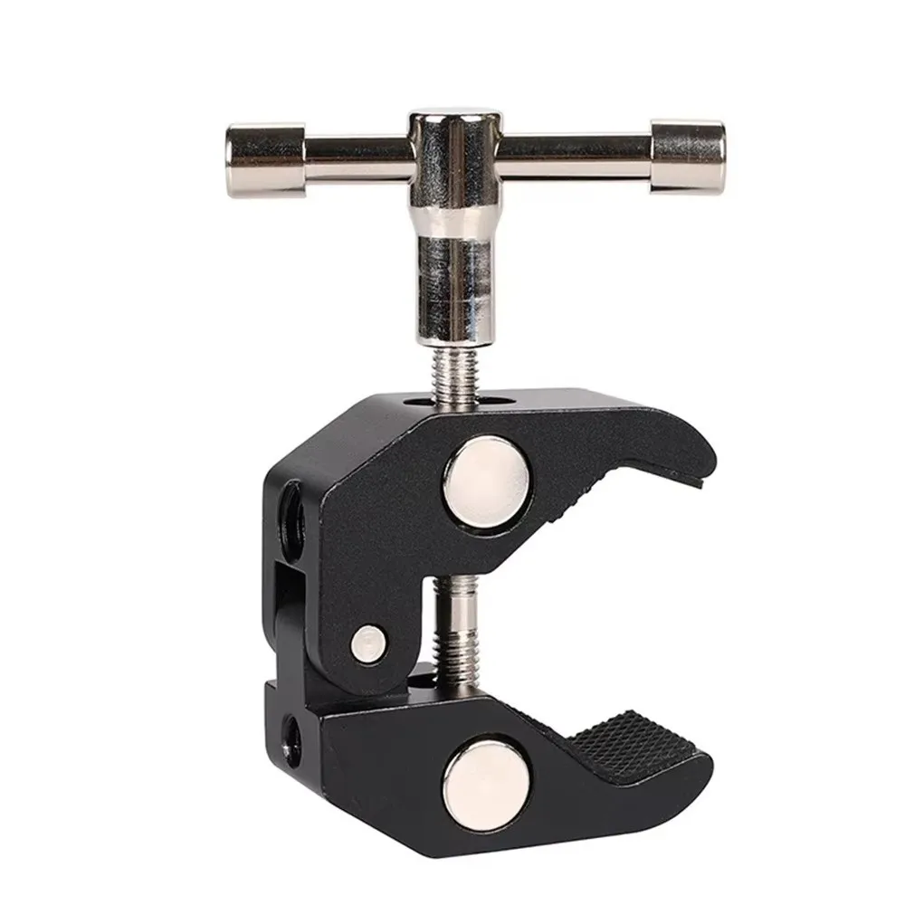 

Multi Functional Crab Clamp Clip Anti Slip Super Clamp Tripod Arm Crab Claw Design Adjustable Camera Bracket Monopod Accessories