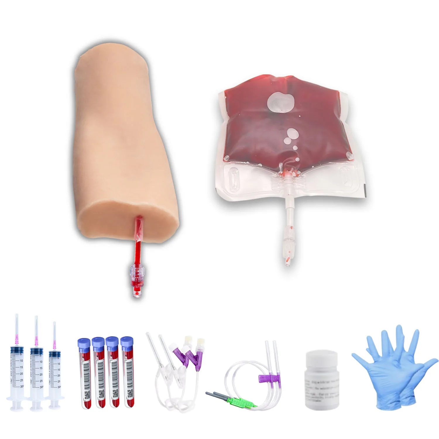 

Arm vein blood collection and puncture model training and education