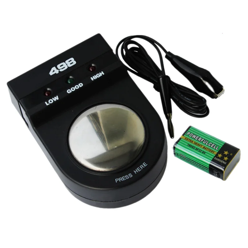 Tester per braccialetti antistatici, controllo di messa a terra portatile per bracciale ESD con allarme sonoro e luminoso per banco da lavoro