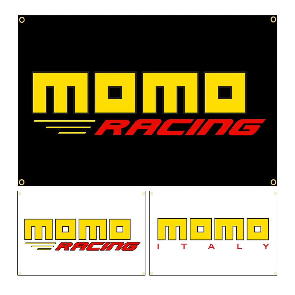 90x150cm Momos Tires Flag motorcycle Racing Car man bedroom Interior decoration banner tapestry