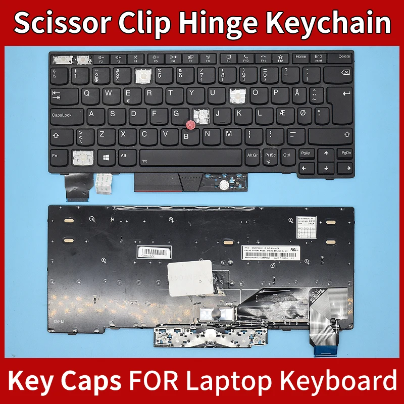 

Replacement Keycap Key Cap Scissor Clip Hinge For X280 A285 X390 X395 L13 Yoga S2 5th Gen/S2 Gen 6 L13/X13 Gen1/x13 Gen1/2