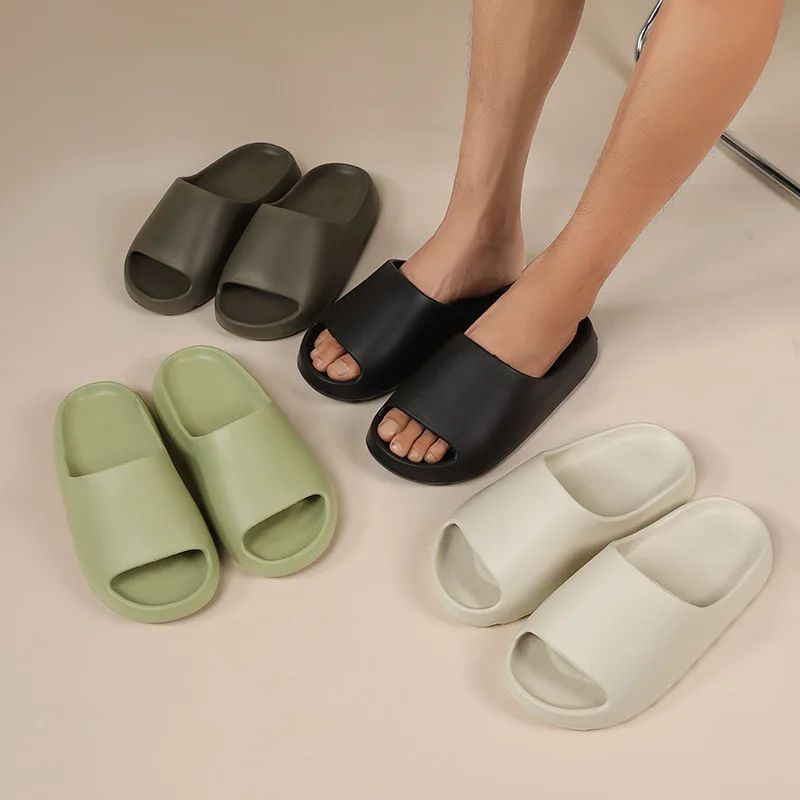 

Women's Home Use Thick-Topped Shoes Coconut Eva Sandals - Men's Outdoor Shoes with Spongy Soles for Treading on Dirt