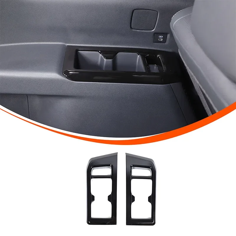 

For Toyota Land Cruiser Prado 250 Series 2024+ Car Third Row Both Sides Water Cup Decoration Frame Interior Accessories 2 Pcs